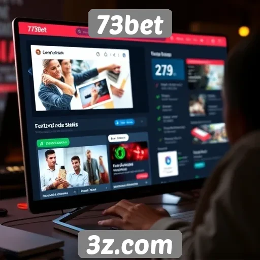 Análise da interface do usuário do site 73bet